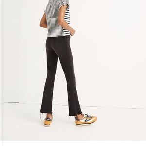 NWT Madewell High Rise Cali Demi Boot Raw Hem 26T